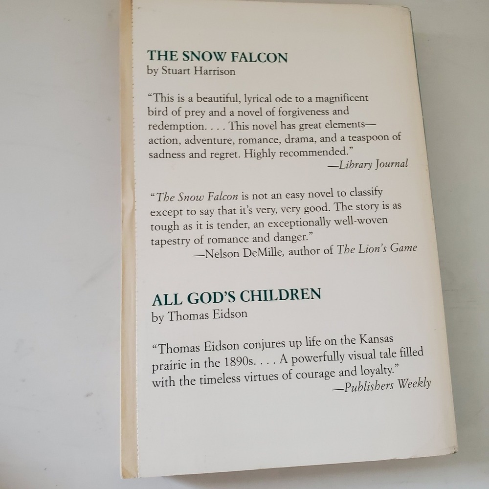 Readers Digest Select Editions Large Type Snow Falcon All Gods Children 2000 - Picture 6 of 10